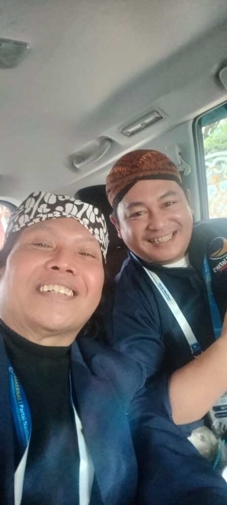 Keterangan Foto. Bersama Setyo Budi (Owner Ayam Bebek Mas Budi), Ketua DPD Kota Semarang